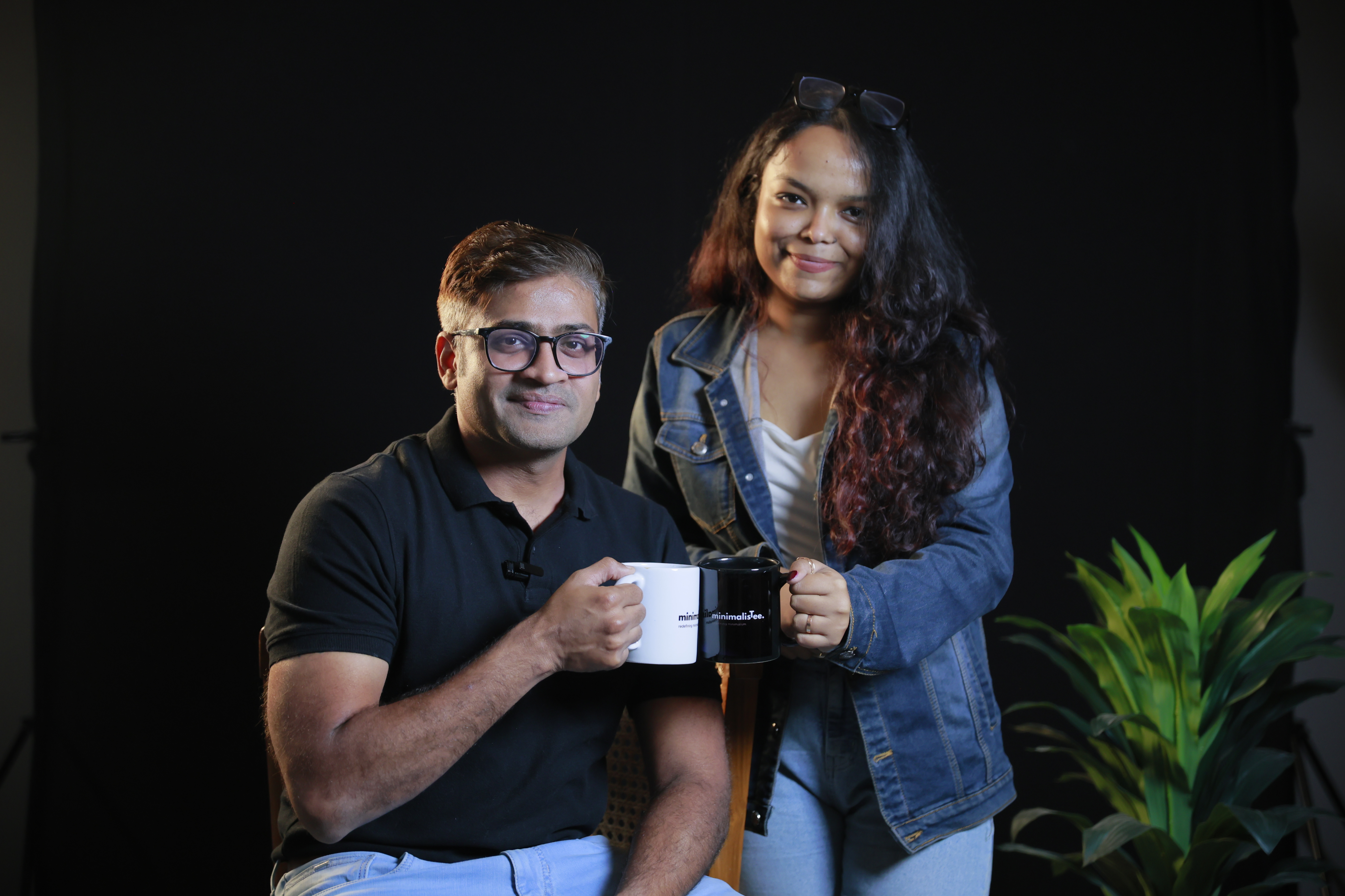 ajay & poulomi, founders of minimalisTee