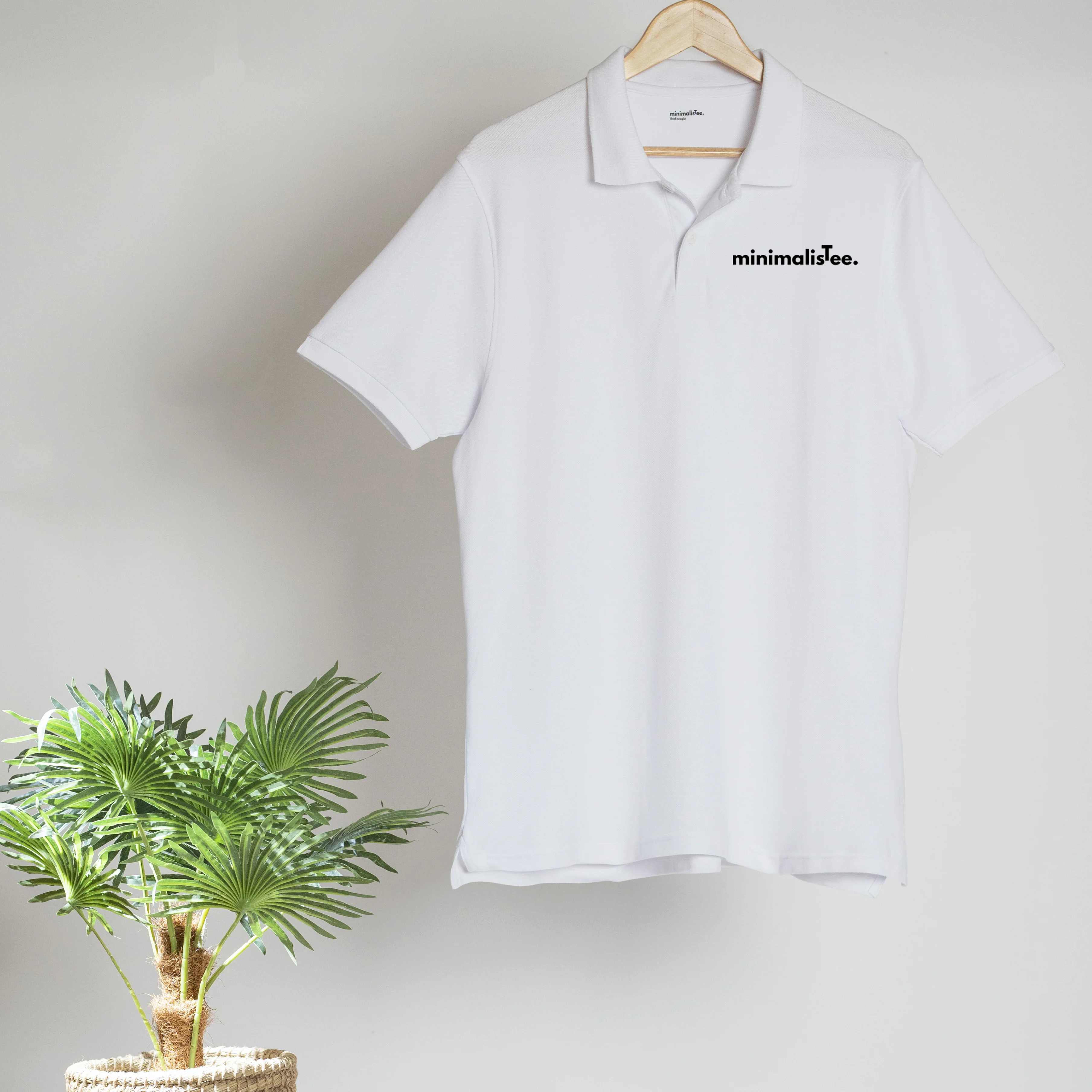The Swan White Polo T-Shirt